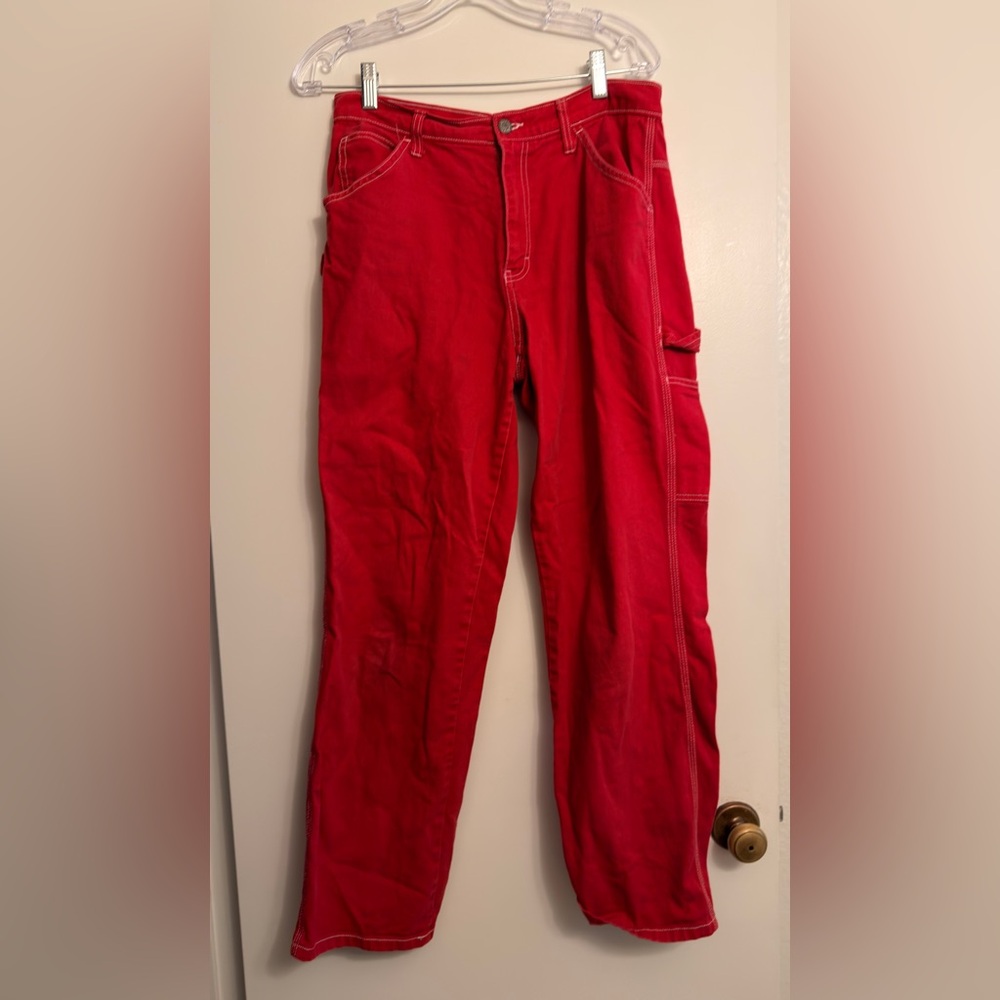 Dickies Red Utility Pants